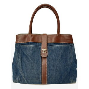 Chanel Cocomark Denim Tote Bag